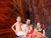 Au fond du Mini Palm Gorge