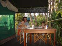 La tente de Old Morningtown